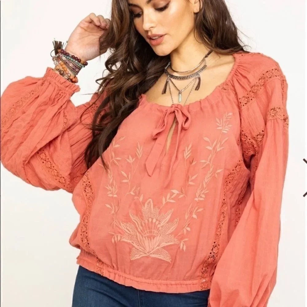 - Free People Maria Maria Blouse Size XS NWT - Picture 1 of 7
